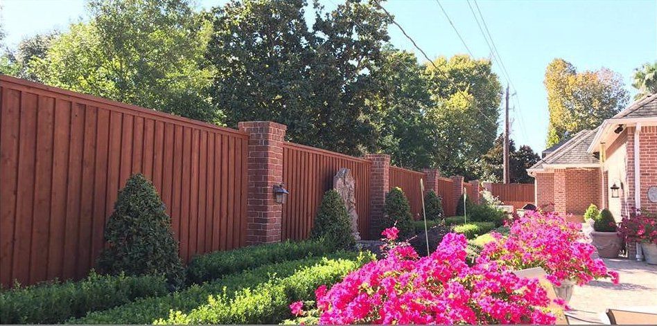 Newly Painted Wooden Fence — Pearland, TX — Fence Keeper