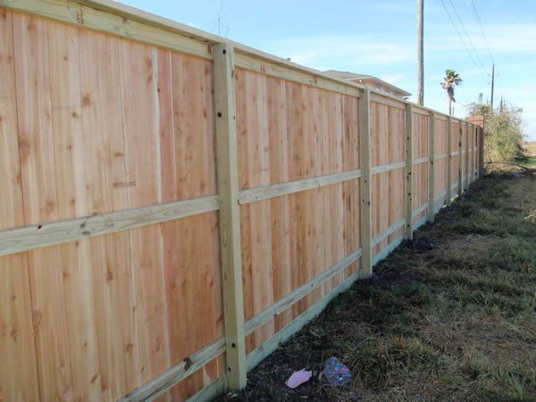 Vertical Cedar Fence — Pearland, TX — Fence Keeper