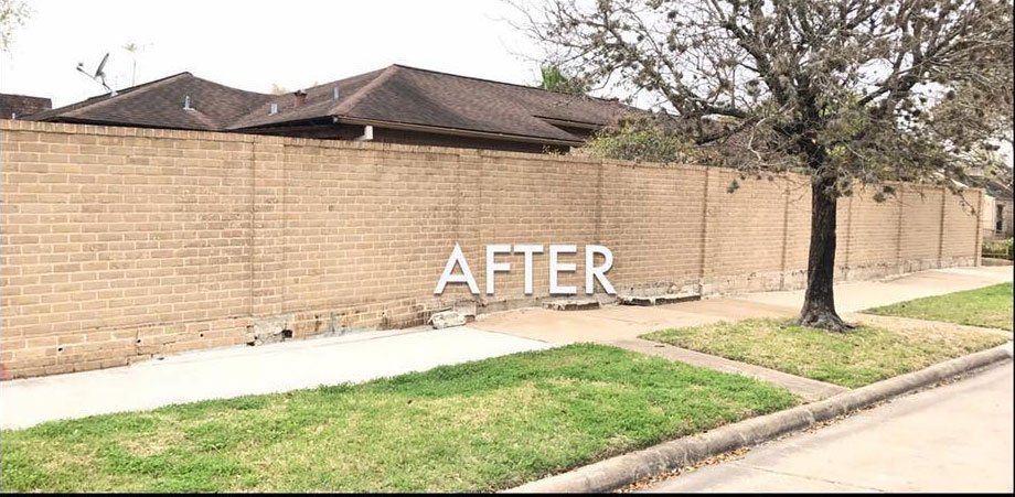 After Stone Fence Cleaning — Pearland, TX — Fence Keeper