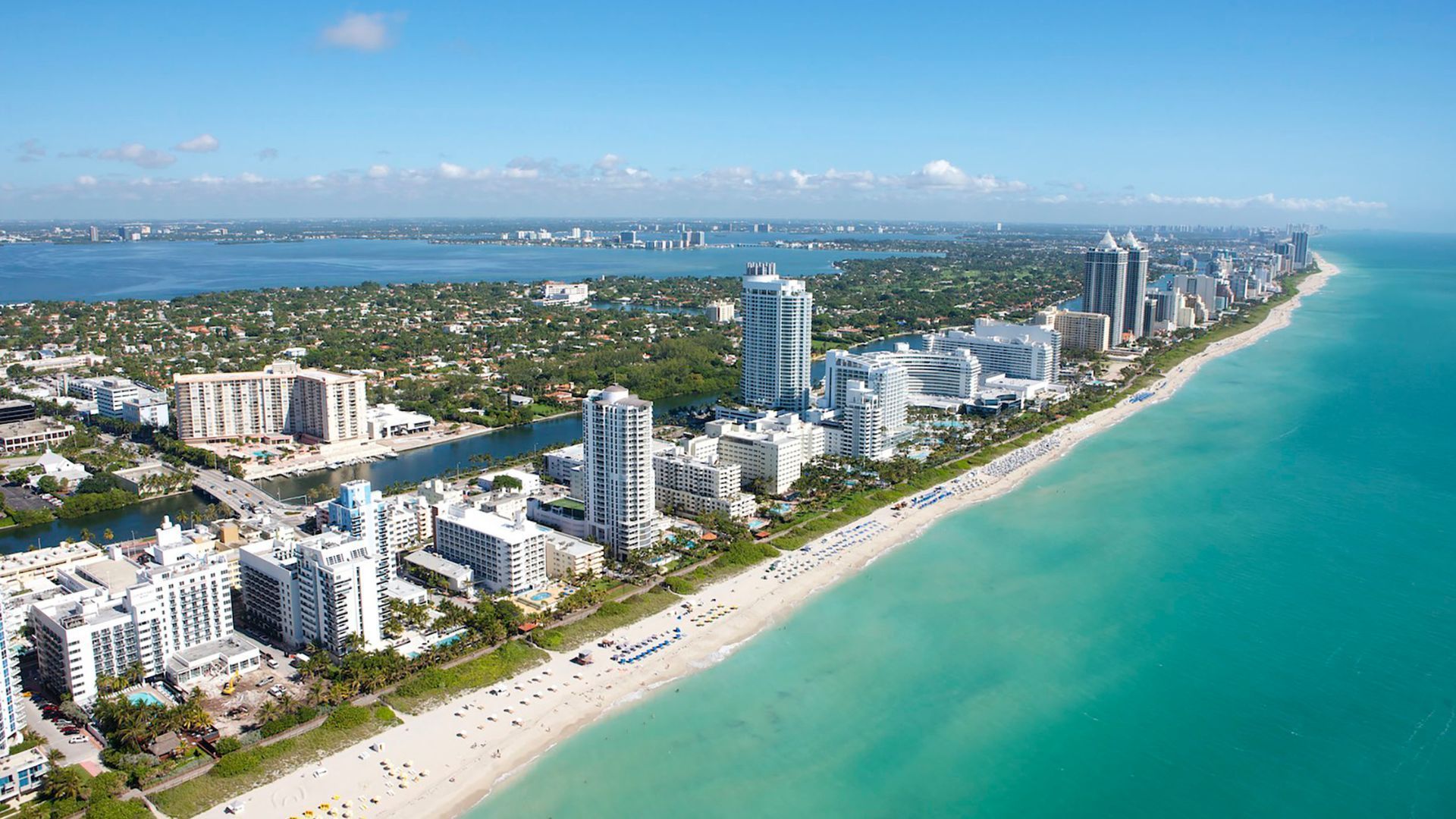 Oceanfront high rises protected by CMCE Lightning Suppression.