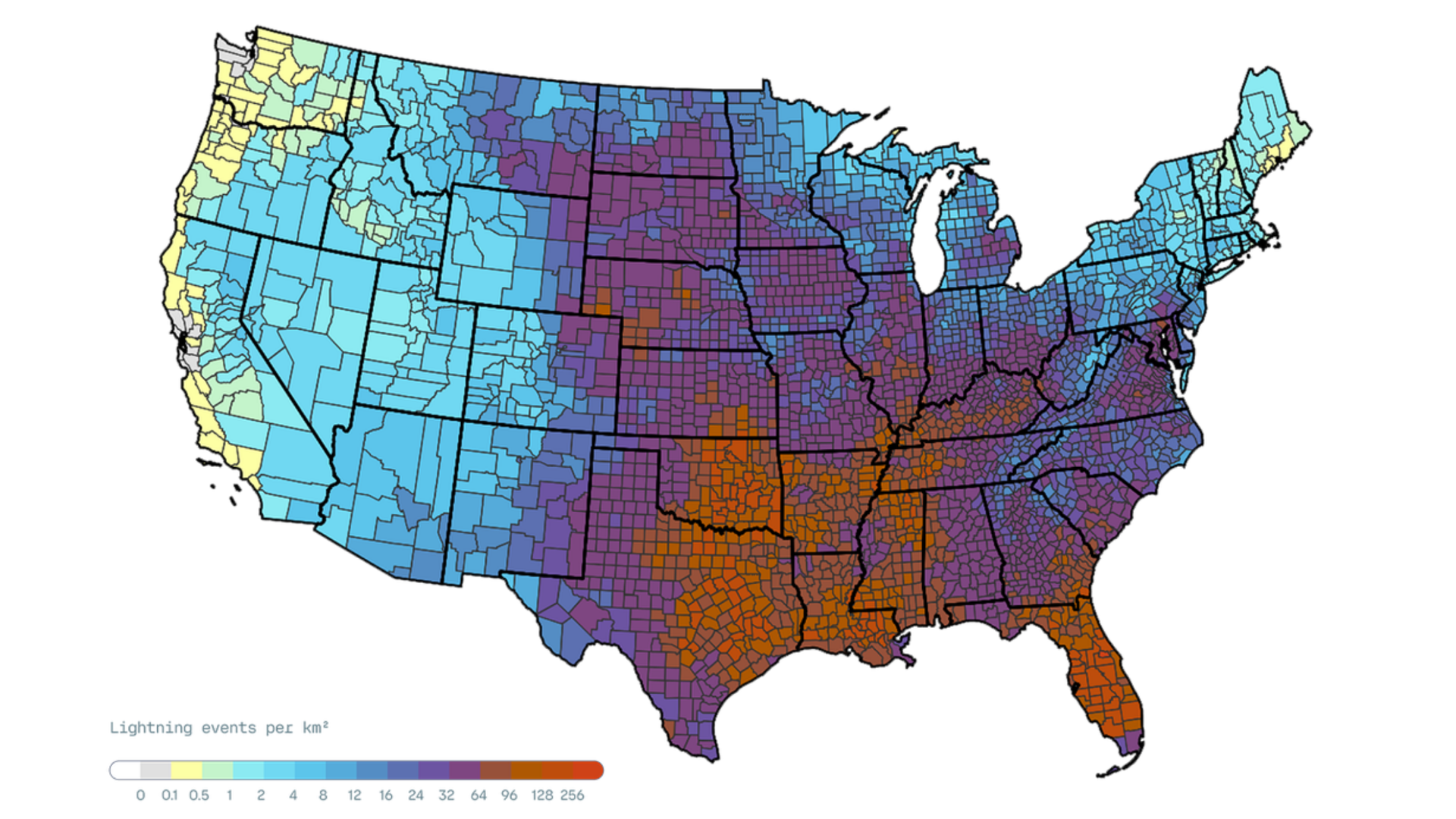 2025 Vaisala xWeather Lightning Report