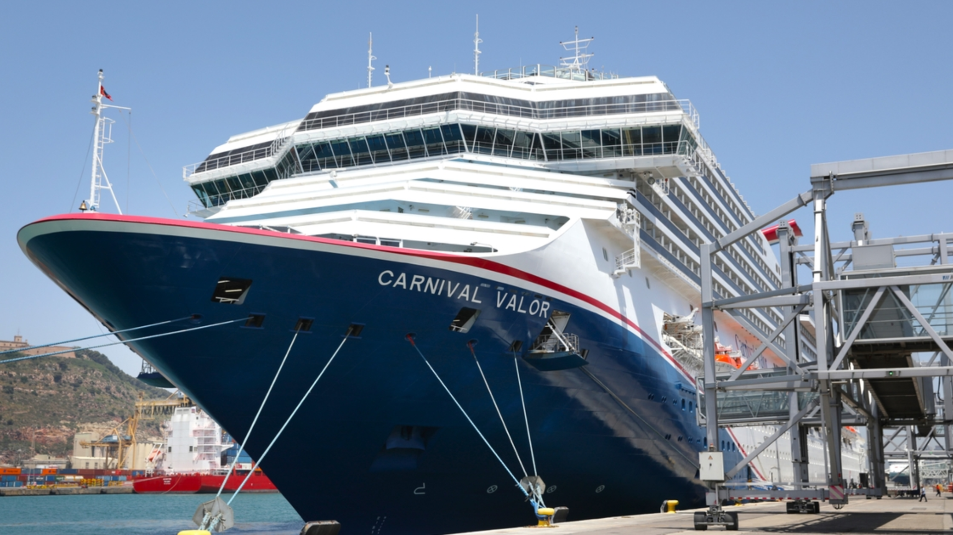 Carnival Valor Ship docked