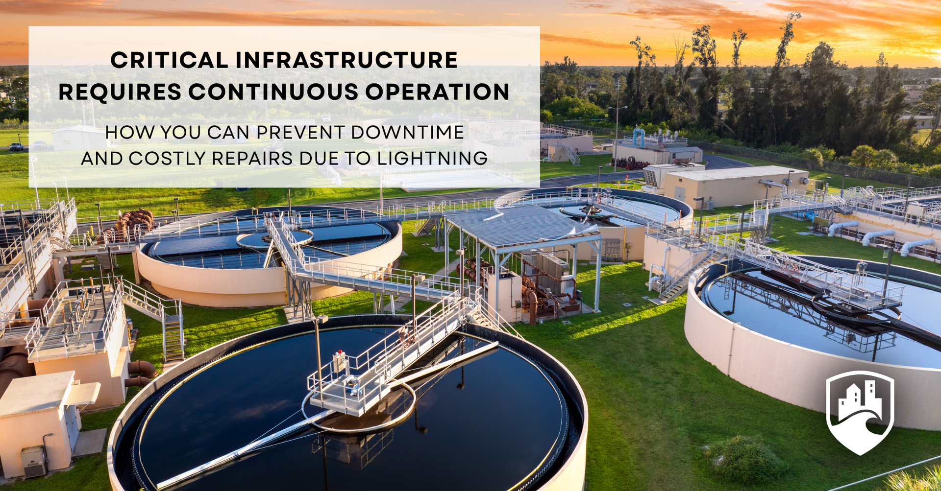 Wastewater treatment plant and Encore Land and Sea