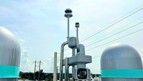 CMCE unit installed on top of a yacht