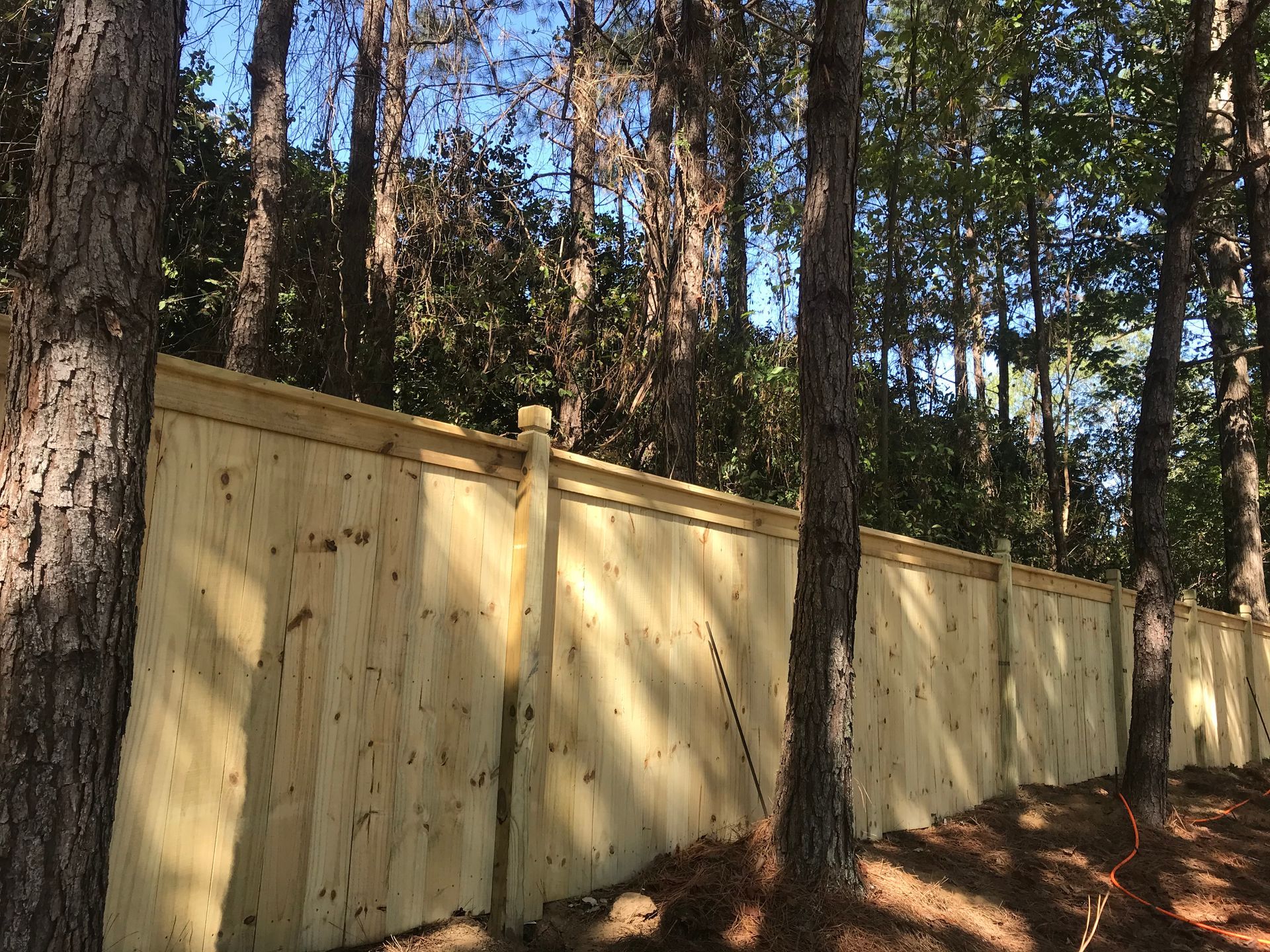 privacy fence alabaster al
