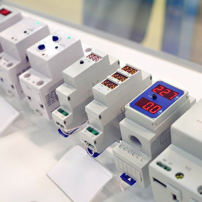 Vari modelli di contatori elettrici