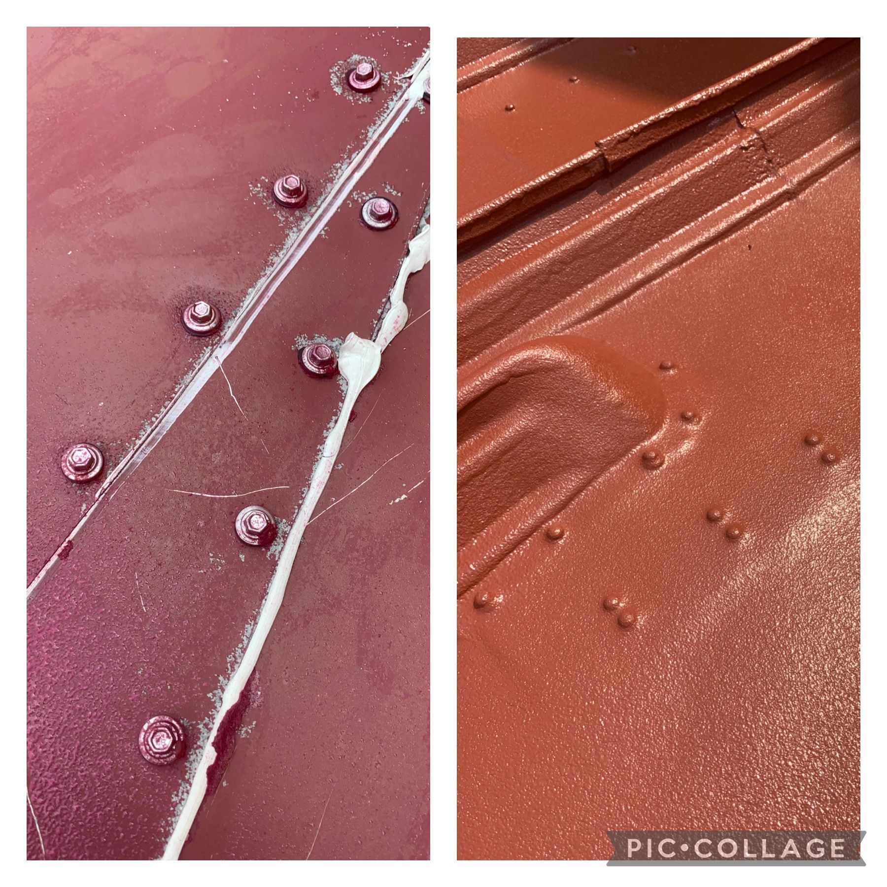 A close up of a piece of metal with screws on it