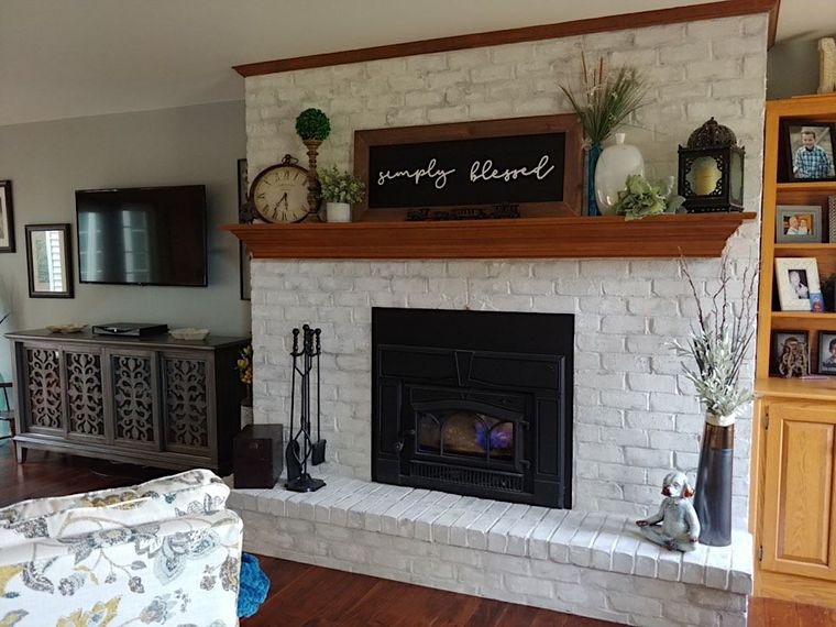 Contact us for Fireplace Painting in Reading, Berks County, Lancaster County, and Lebanon County, PA
