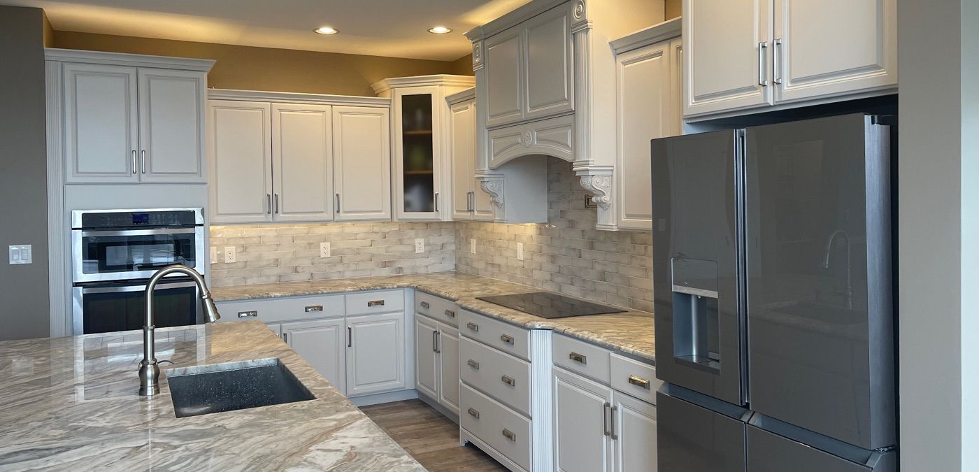 Painted kitchen cabinets