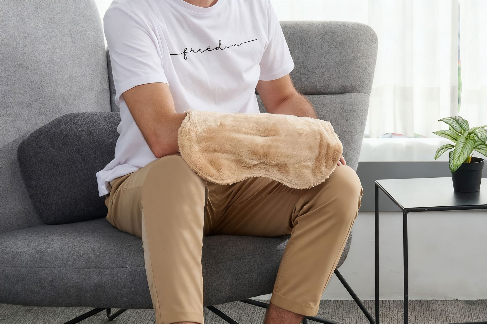 Unique Shape Weighted DeepRelief Heating Pad