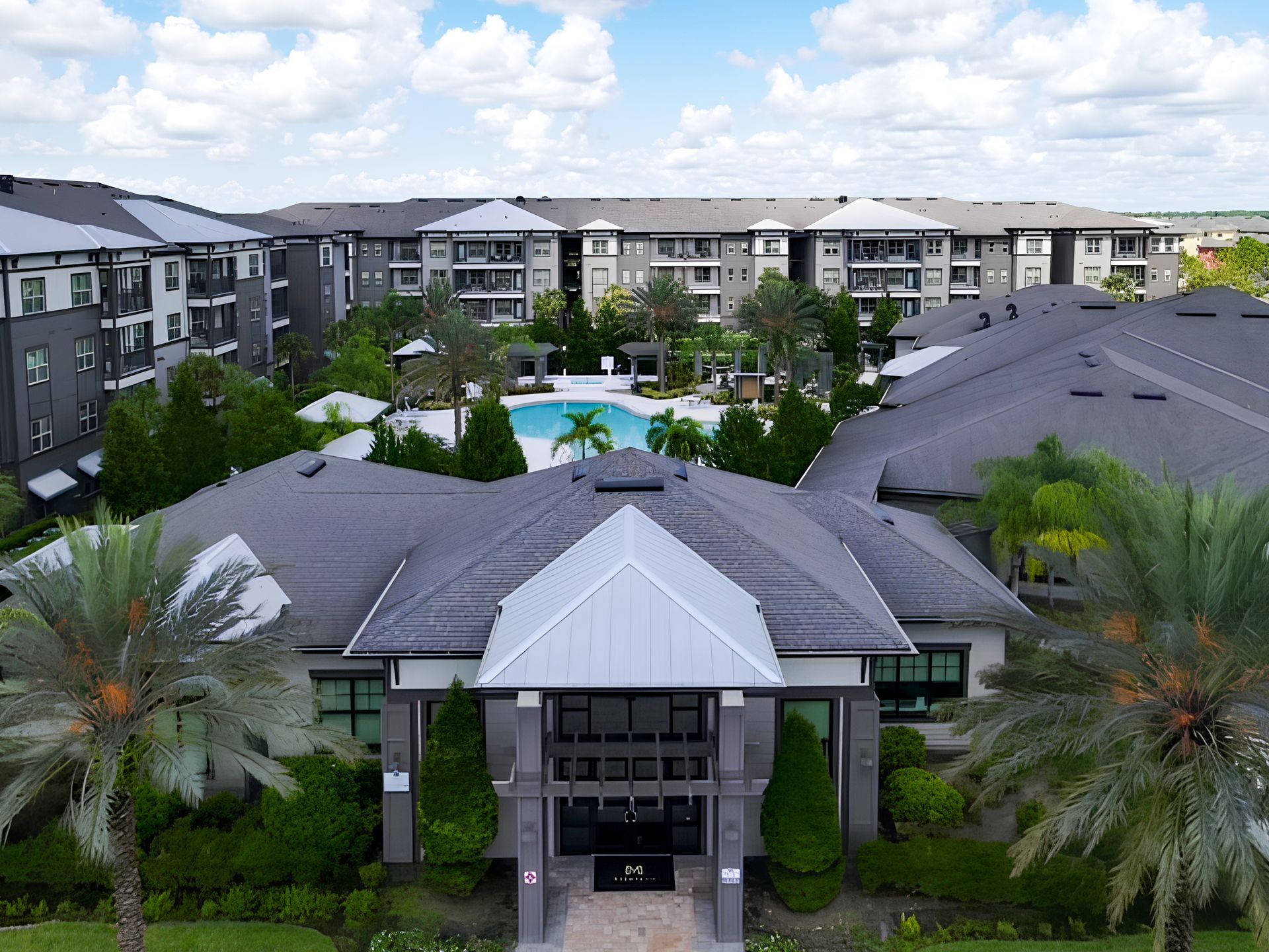 Aerial view of Creekside Ranch Apartments in Lakewood Ranch