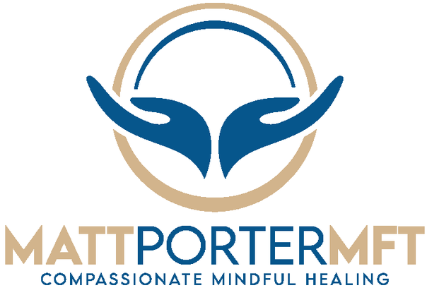 The logo for mattportermft compassionate mindful healing
