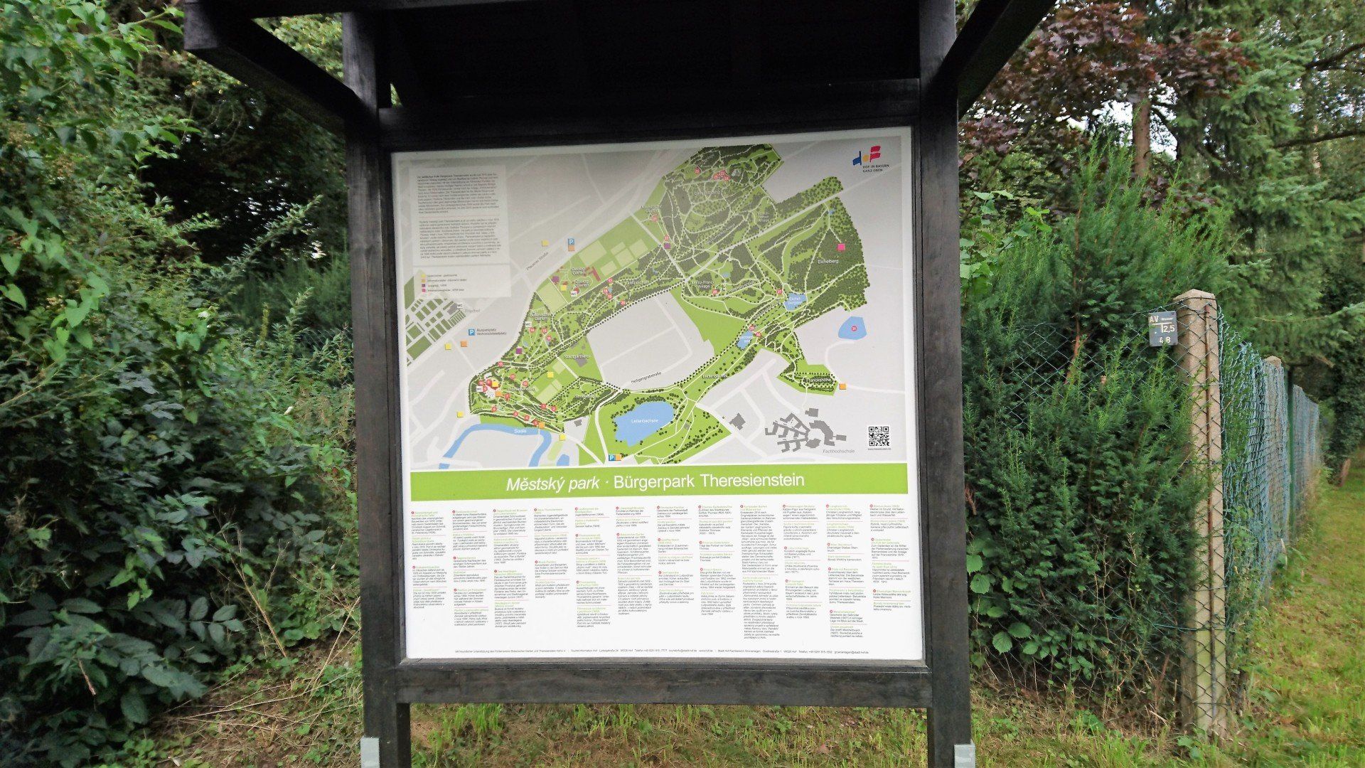 Übersichtskarte Theresienstein im Wald