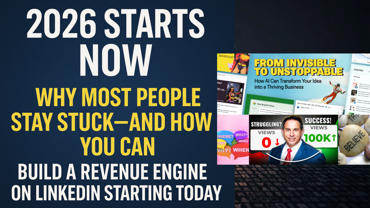 Dark blue banner, title 