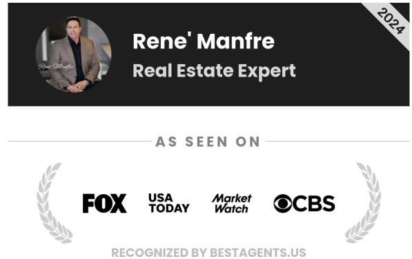 Rene manfre real estate expert has been recognized by bestagents.us