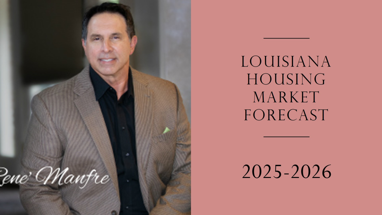 Louisiana housing market forecast for 2025-2026