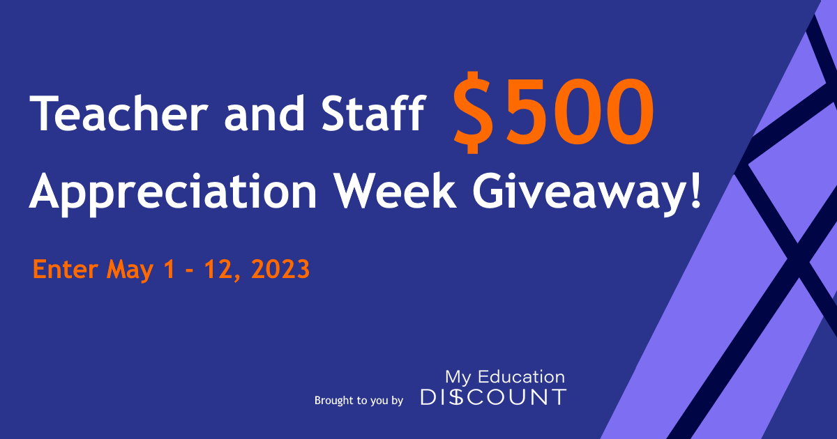 Teacher Appreciation Week Giveaway MyEducationDiscount