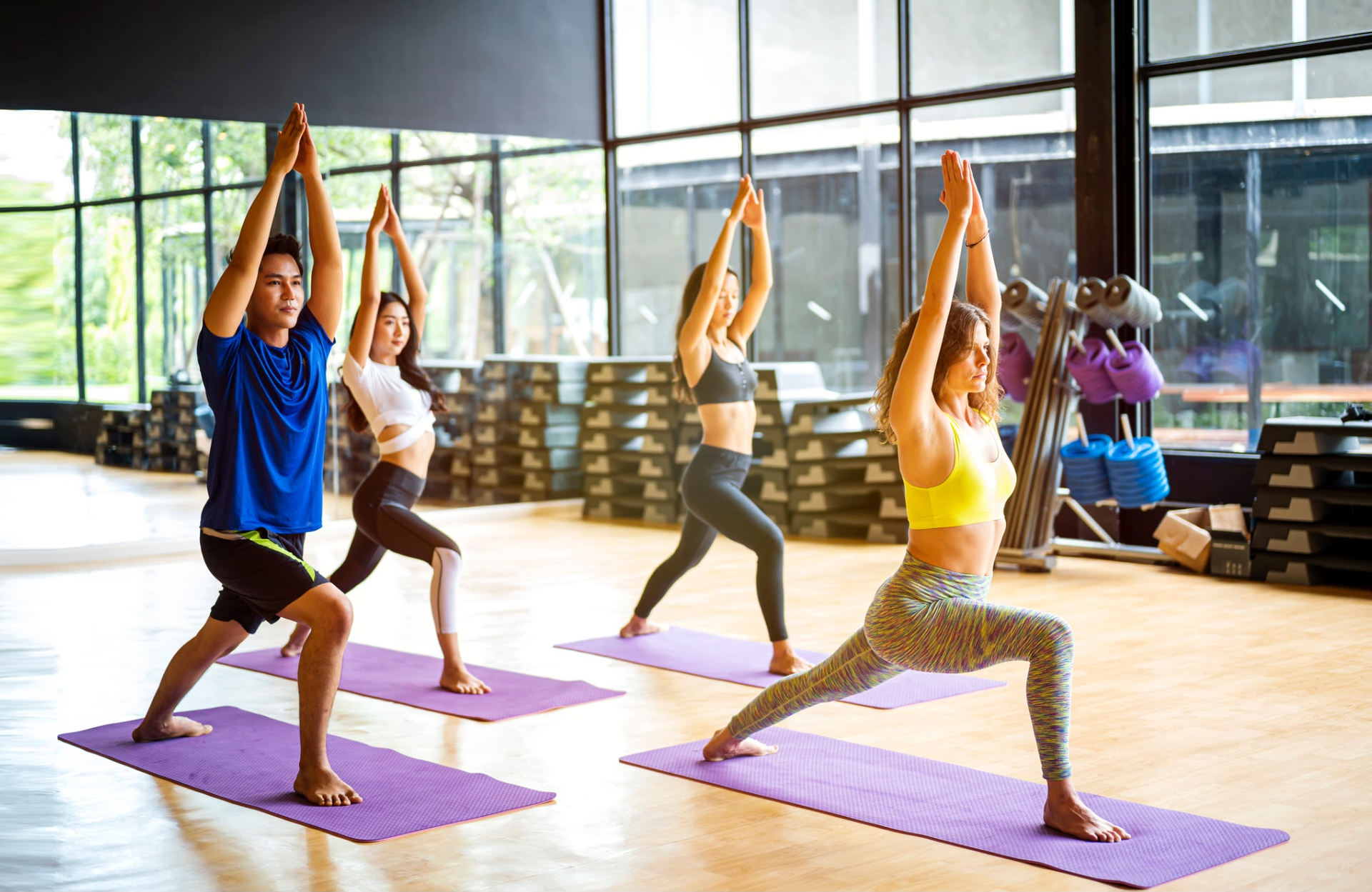 Teachers and students get a 20% education discount at CorePower Yoga.