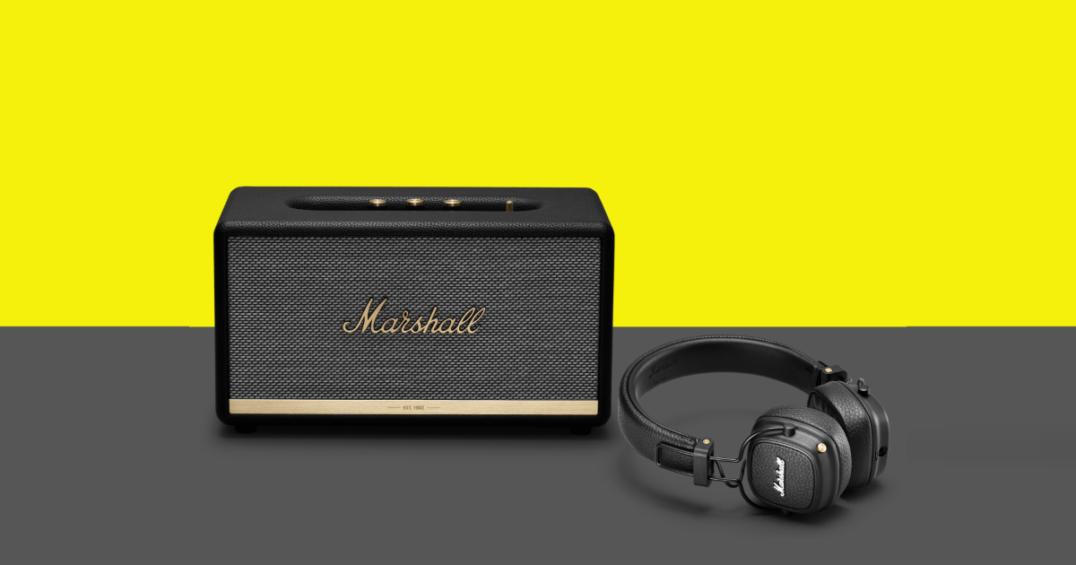 Discounts for educators and students on Marshall headphones and speakers.