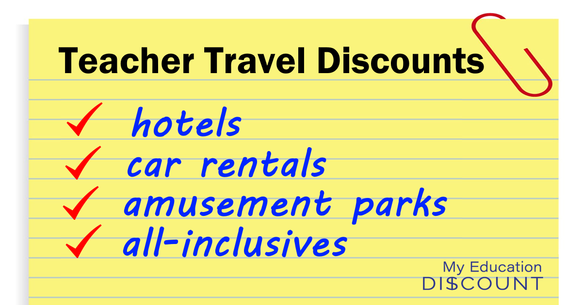 Teacher Travel Discounts Education Discounts on Travel