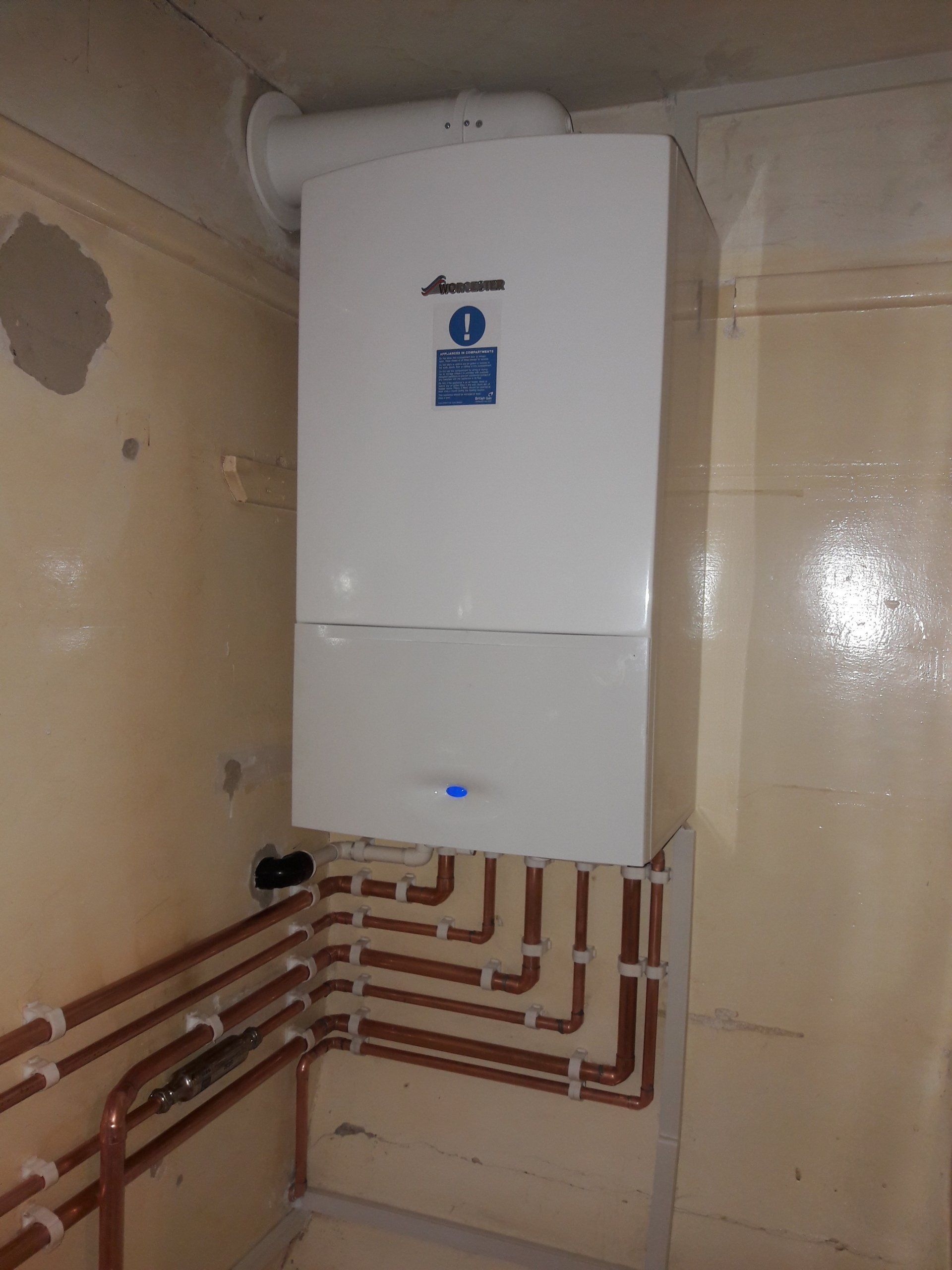 Worcester Boiler installation in Brislington, Bristol