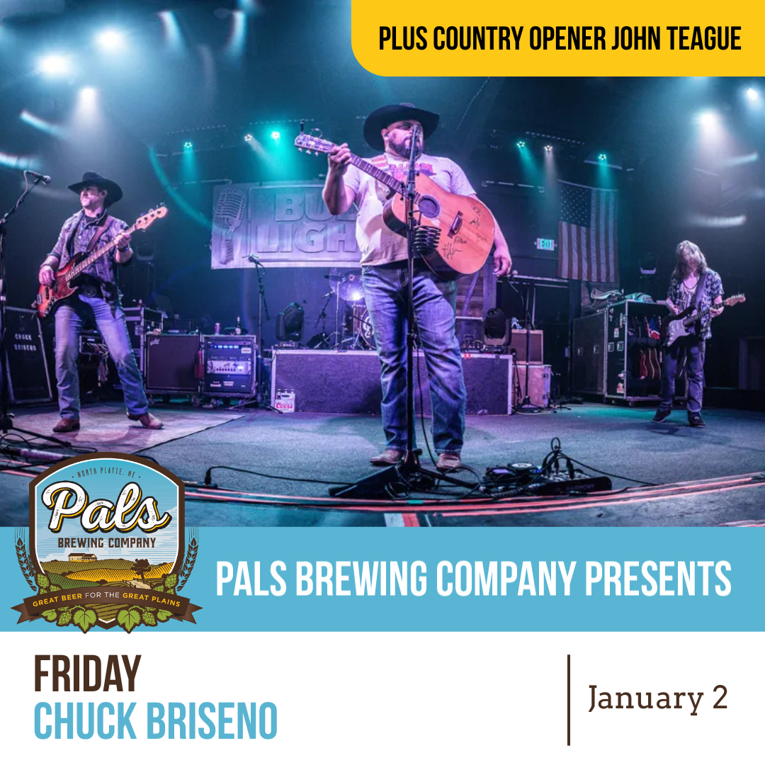 Band performing at Pals Brewing Company on January 2. Country opener John Teague and Chuck Briseno.