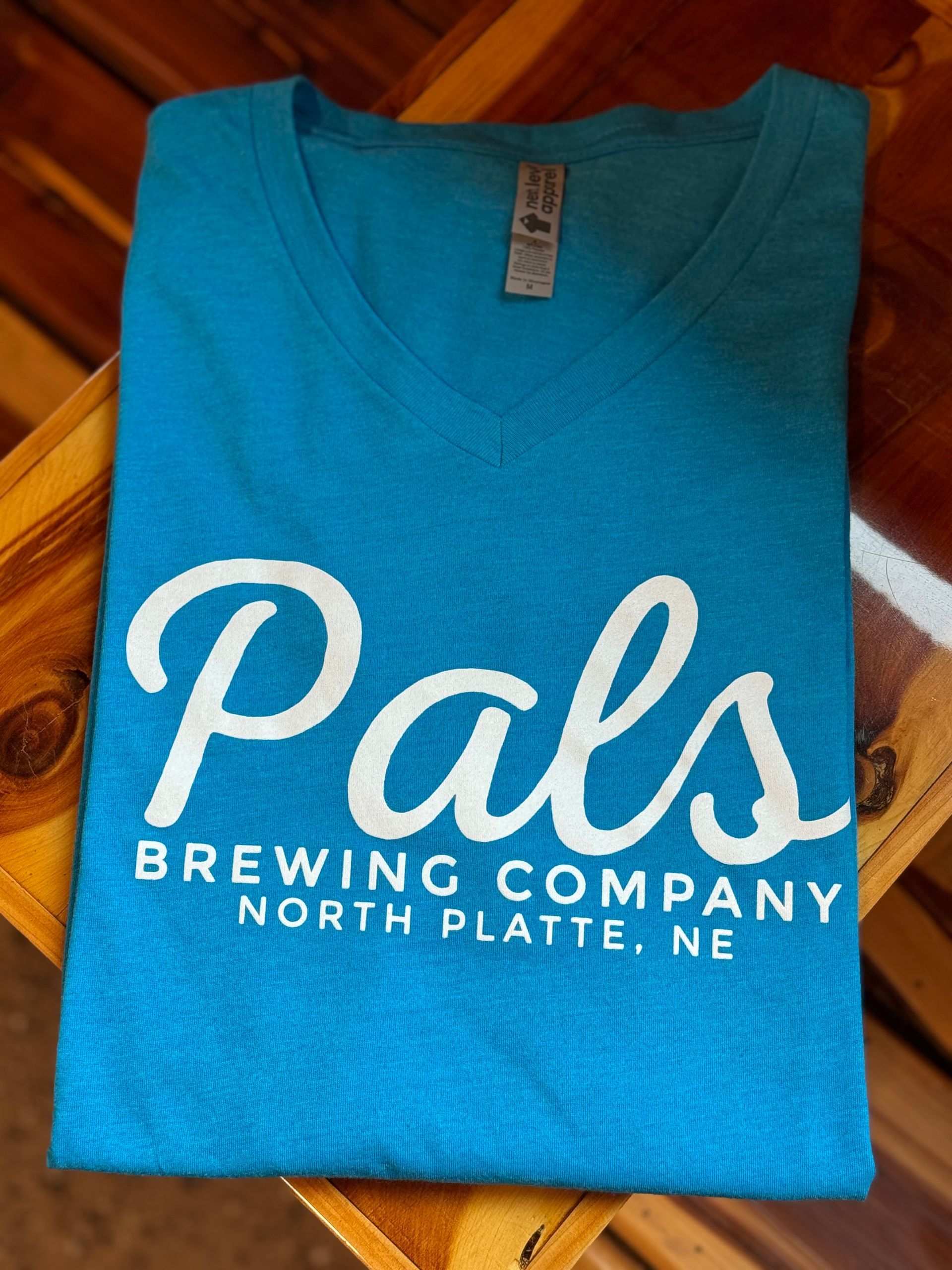 V-Neck Turquoise T-Shirt