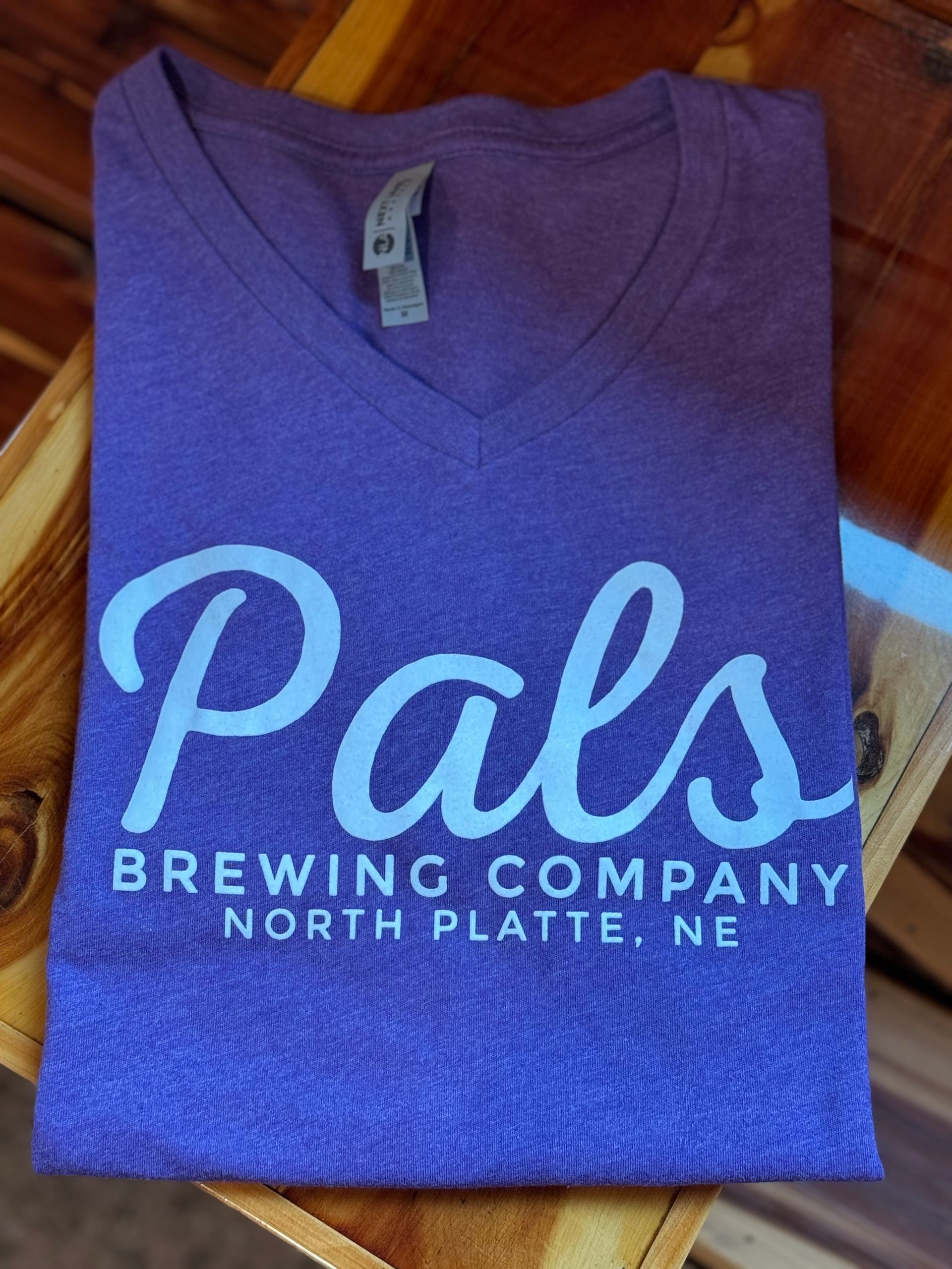 V-Neck Purple T-Shirt