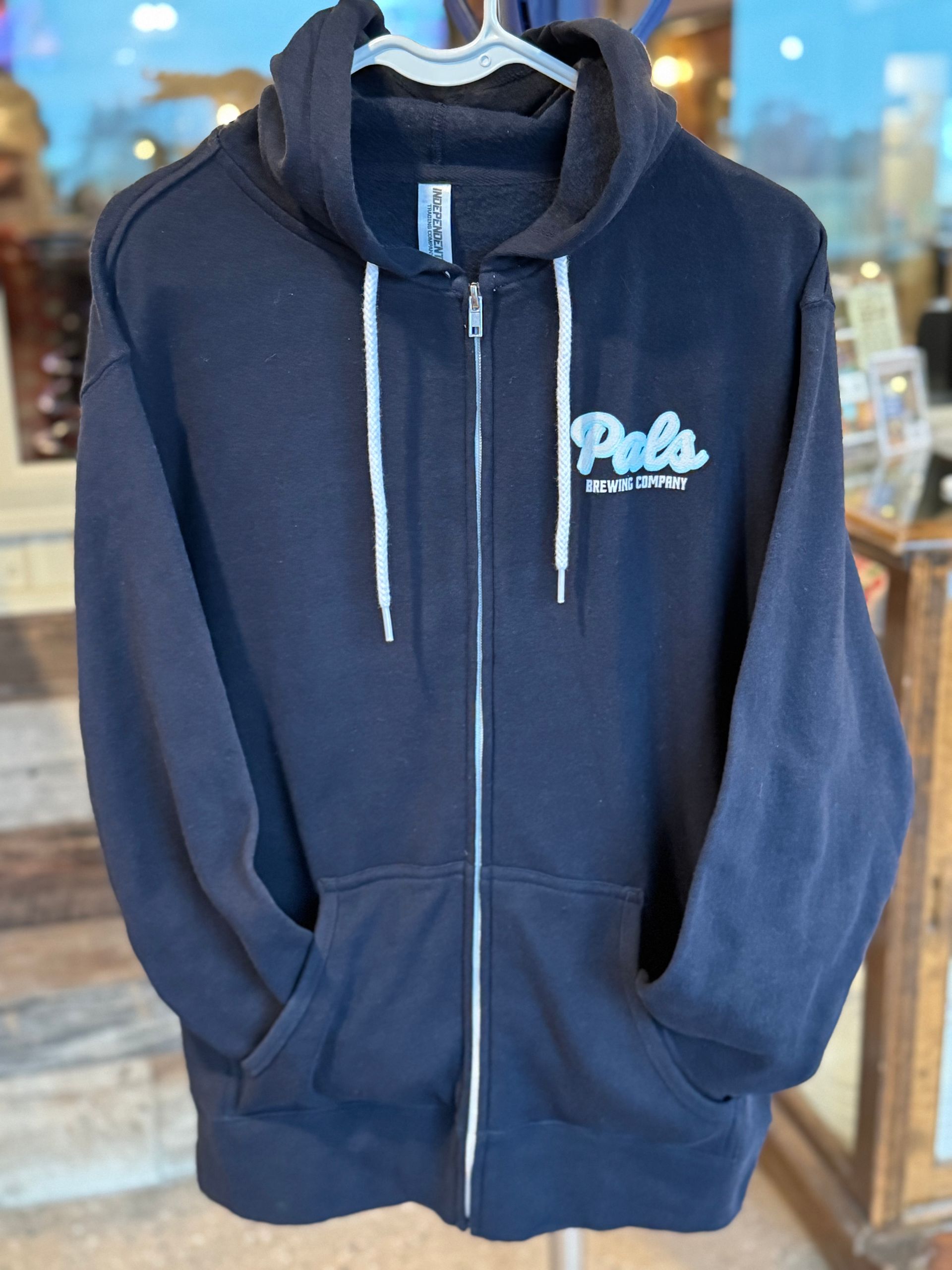 Full Zip Navy Sweatshirt