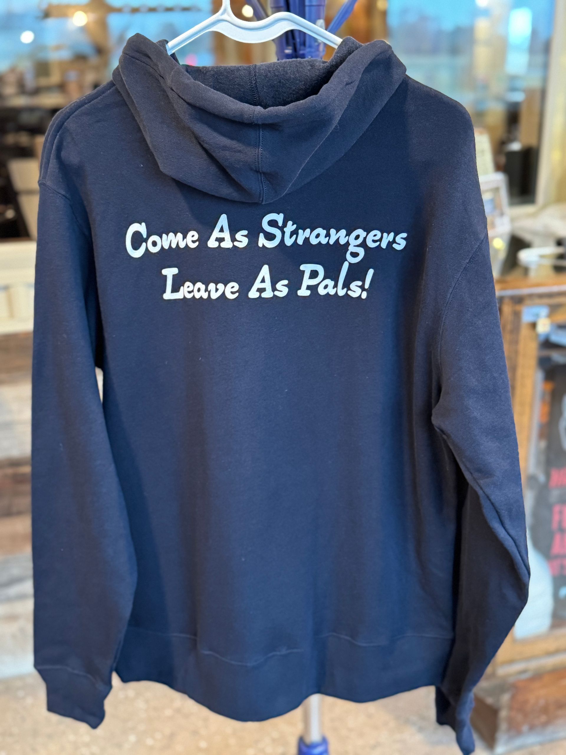 Full Zip Navy Sweatshirt