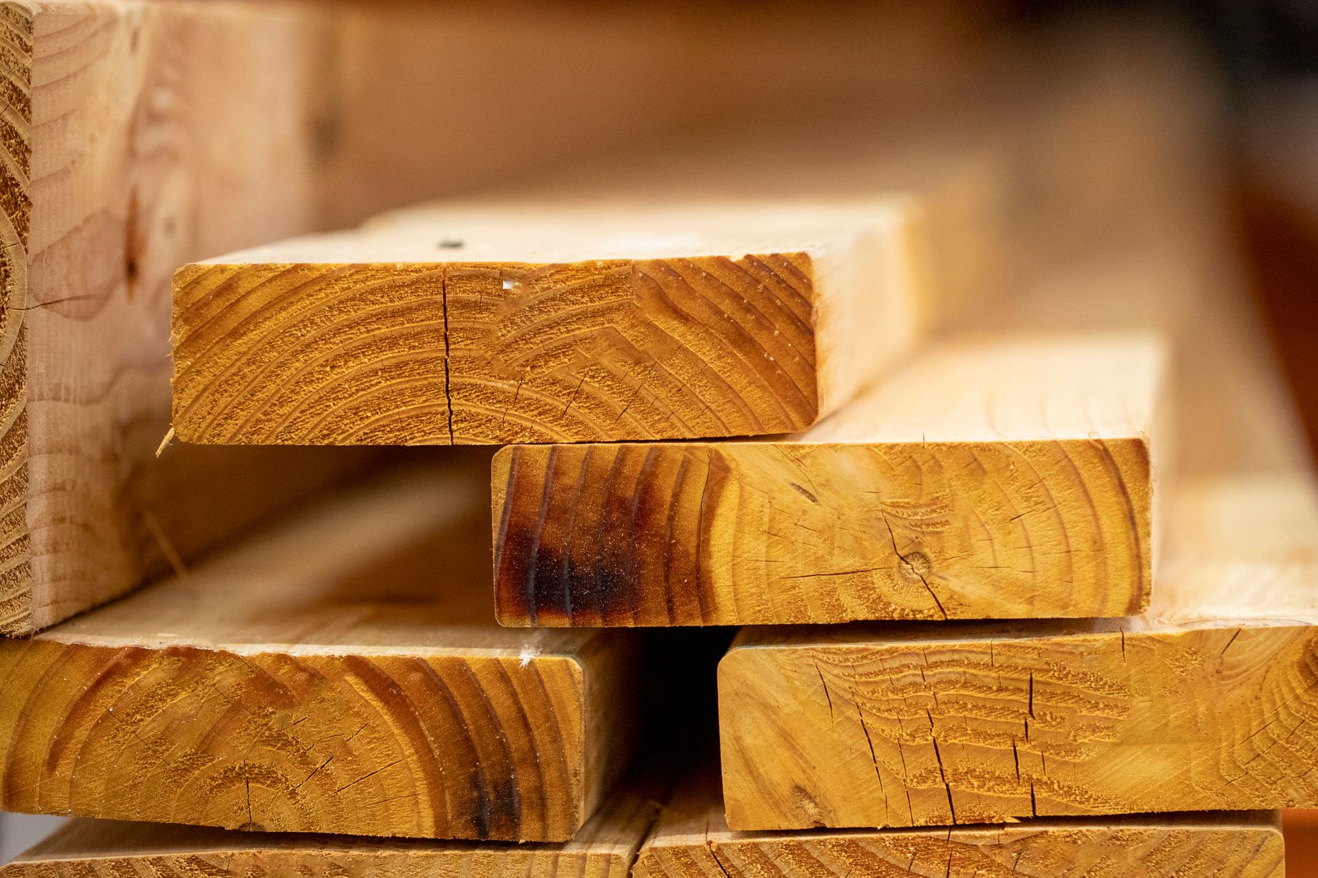 A hardware store with a handicapped parking spot in front of it