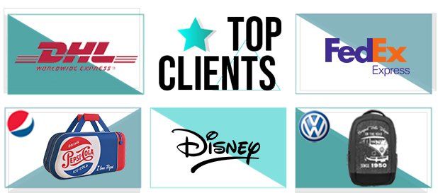 Dhl fedex and disney are among the top clients