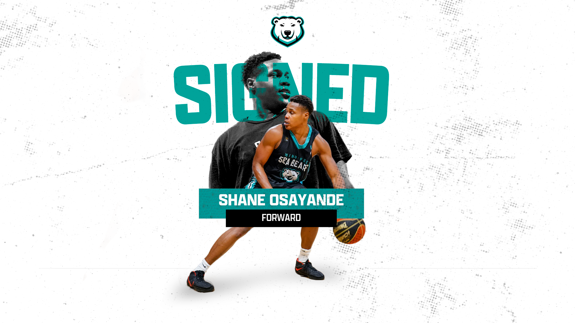 Shane Osayande re-signs with the Winnipeg Sea Bears for the 2024 season
