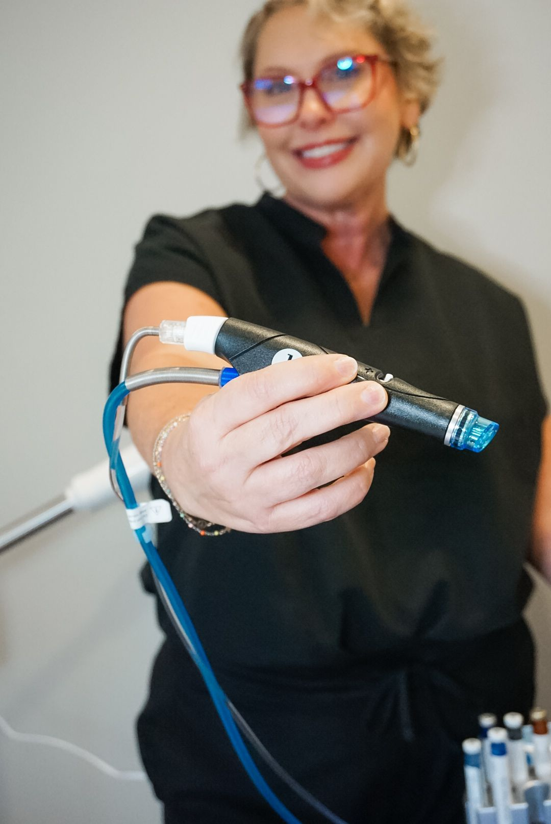 HydraFacial treatment for smoother skin texture