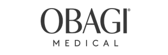 Obagi Medical logo in dark gray font on a white background.