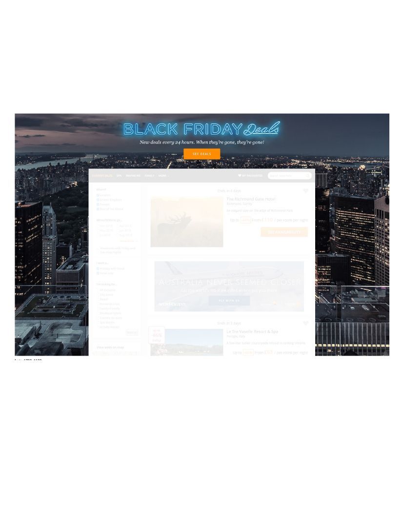 Secret escapes black friday