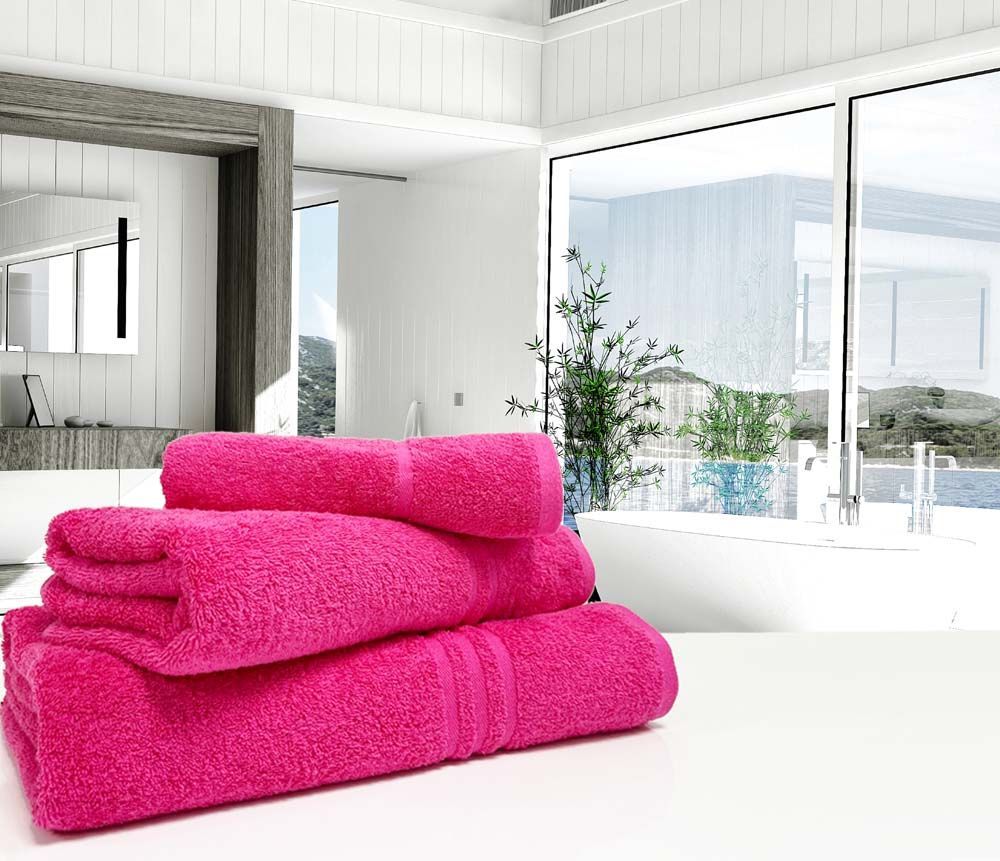 Hot Pink Towels 500 gsm