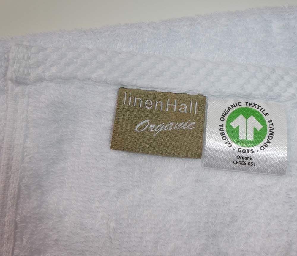 GOTS Certified Organic Cotton Towels Label