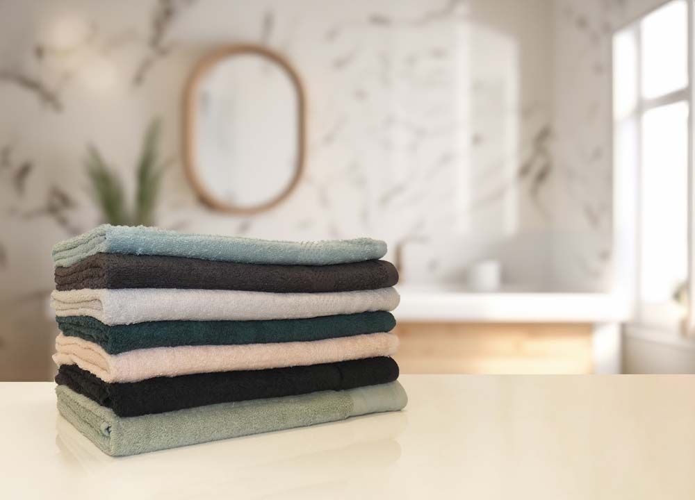 Selection of coloured 400gsm and 550gsm Clearance Bath Towels
