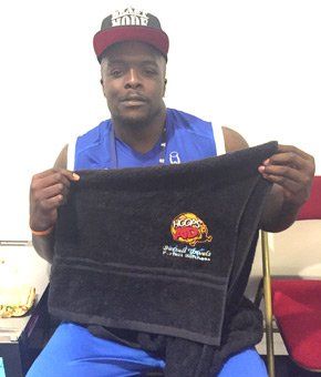 The Beast with our towels