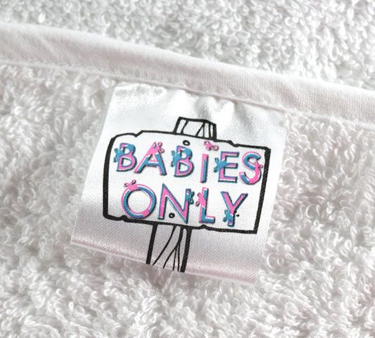 Babies Only Care label