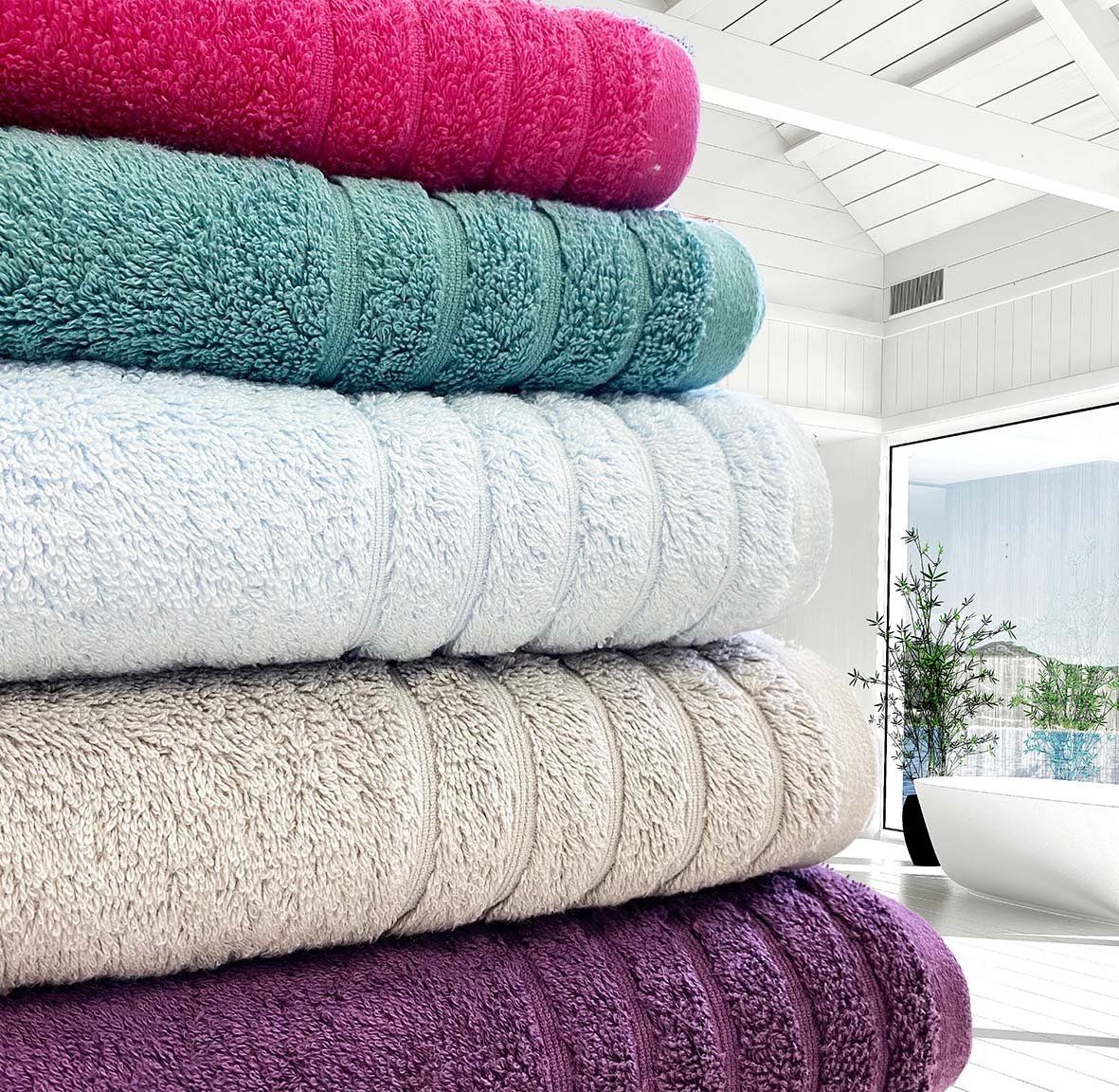 Bale of towels for wholesale