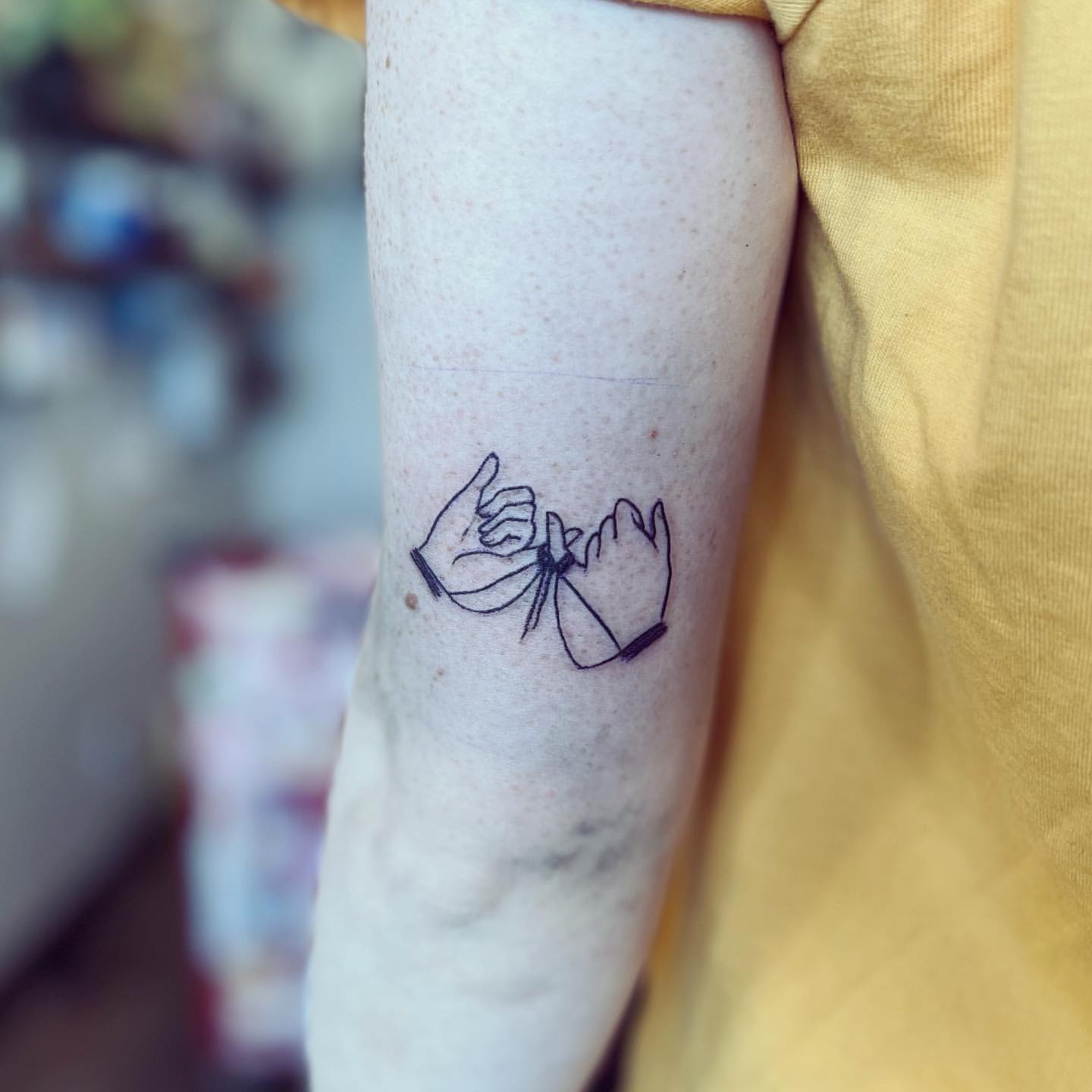 Pinky Promise Tattoo by Vinny Nguyen at Crimson Empire Tattoo in Edmonton Alberta Canada