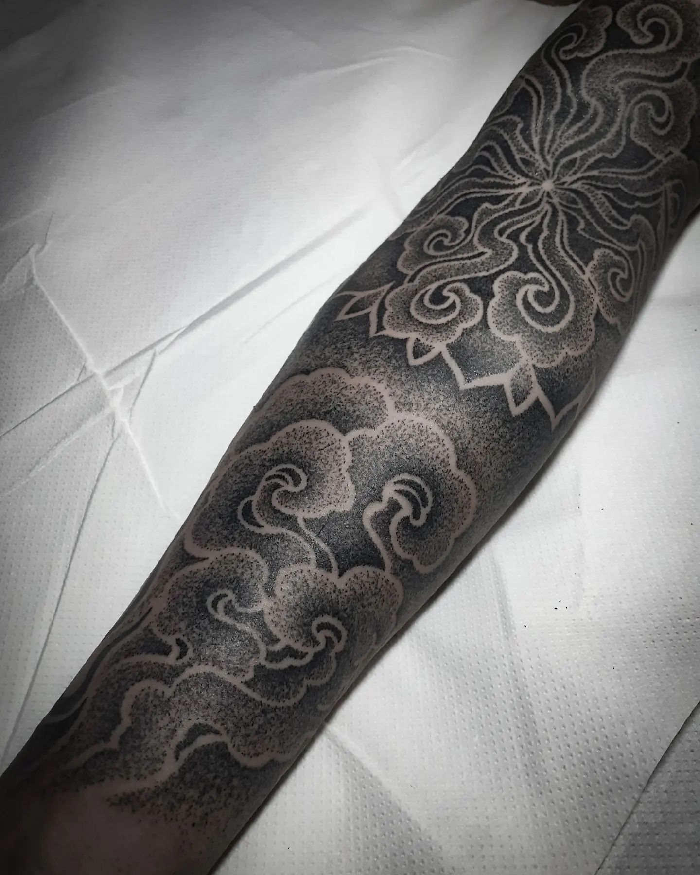 Geometric Dotwork Tattoo by Lex at Black Gold Tattoo Co in Edmonton Alberta Canada