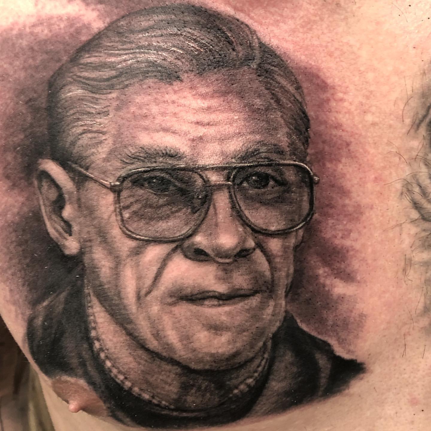 Portrait Tattoo by Steve Hayes at Black Gold Tattoo Co in Edmonton Alberta Canada