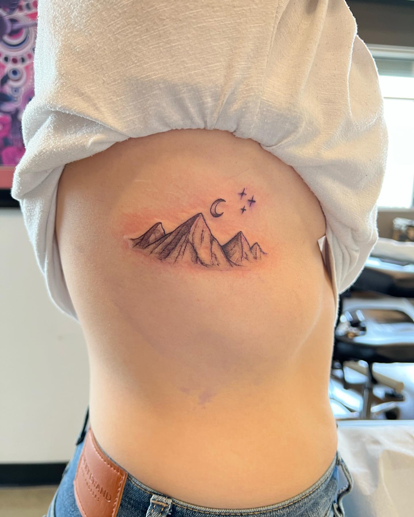 Mountain Tattoo by Vinny Nguyen at Crimson Empire Tattoo in Edmonton Alberta Canada