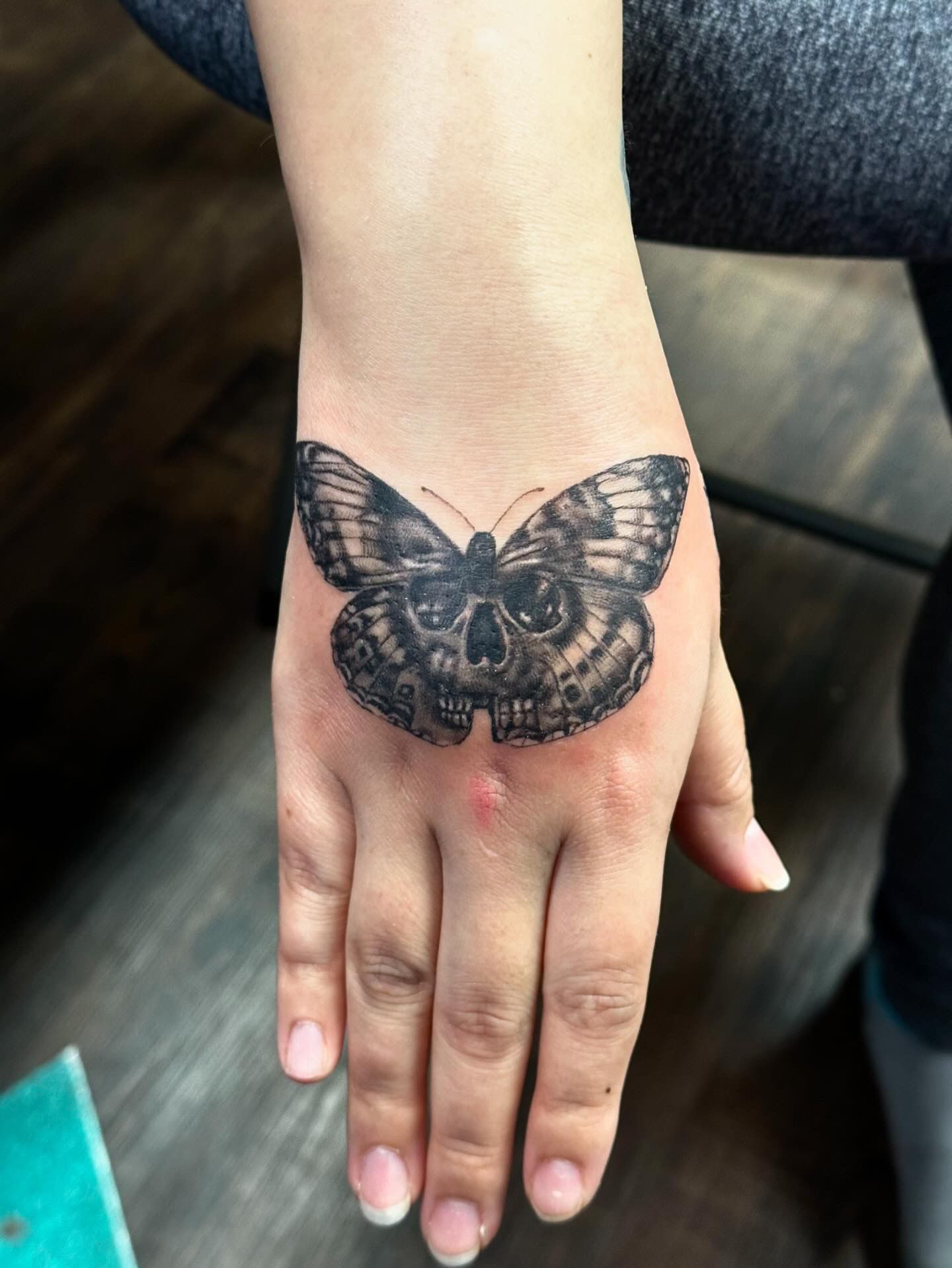Death Moth Tattoo by Sly at Silver Ghost Tattoo in Edmonton Alberta Canada