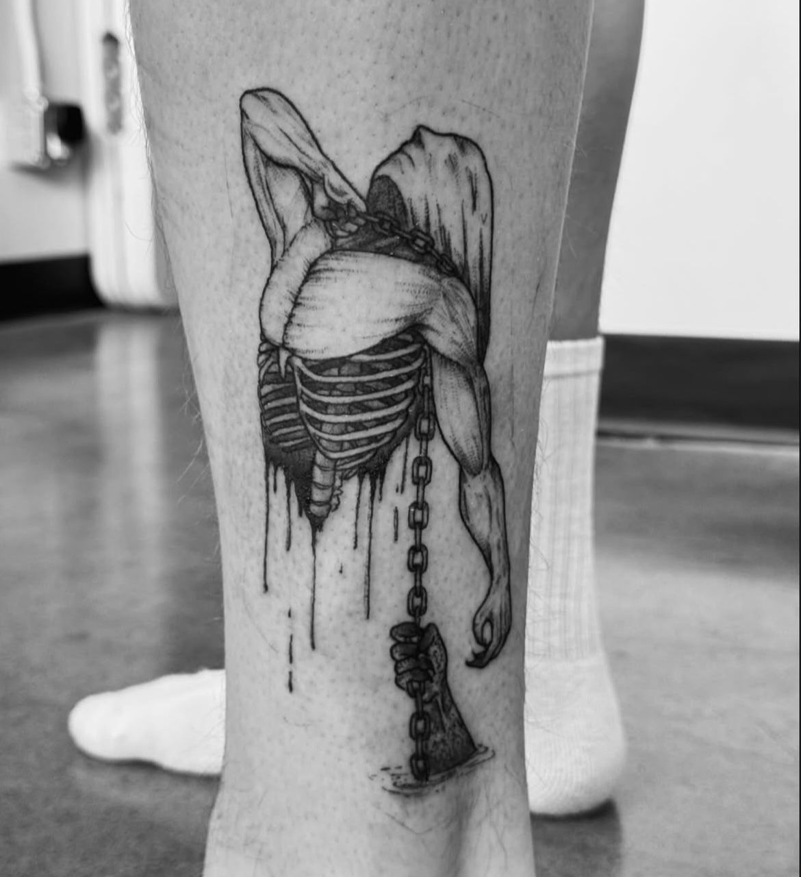 Chained Tattoo by Vinny Nguyen at Crimson Empire Tattoo in Edmonton Alberta Canada