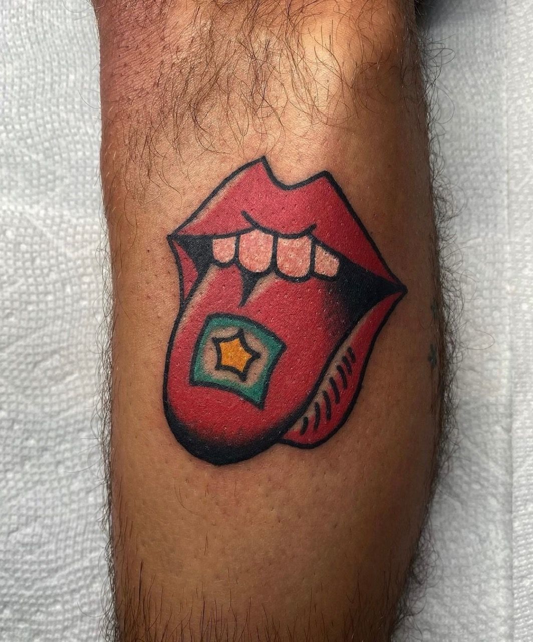Tongue Tattoo by JD Pezderic at Silver Ghost Tattoo in Edmonton Alberta Canada