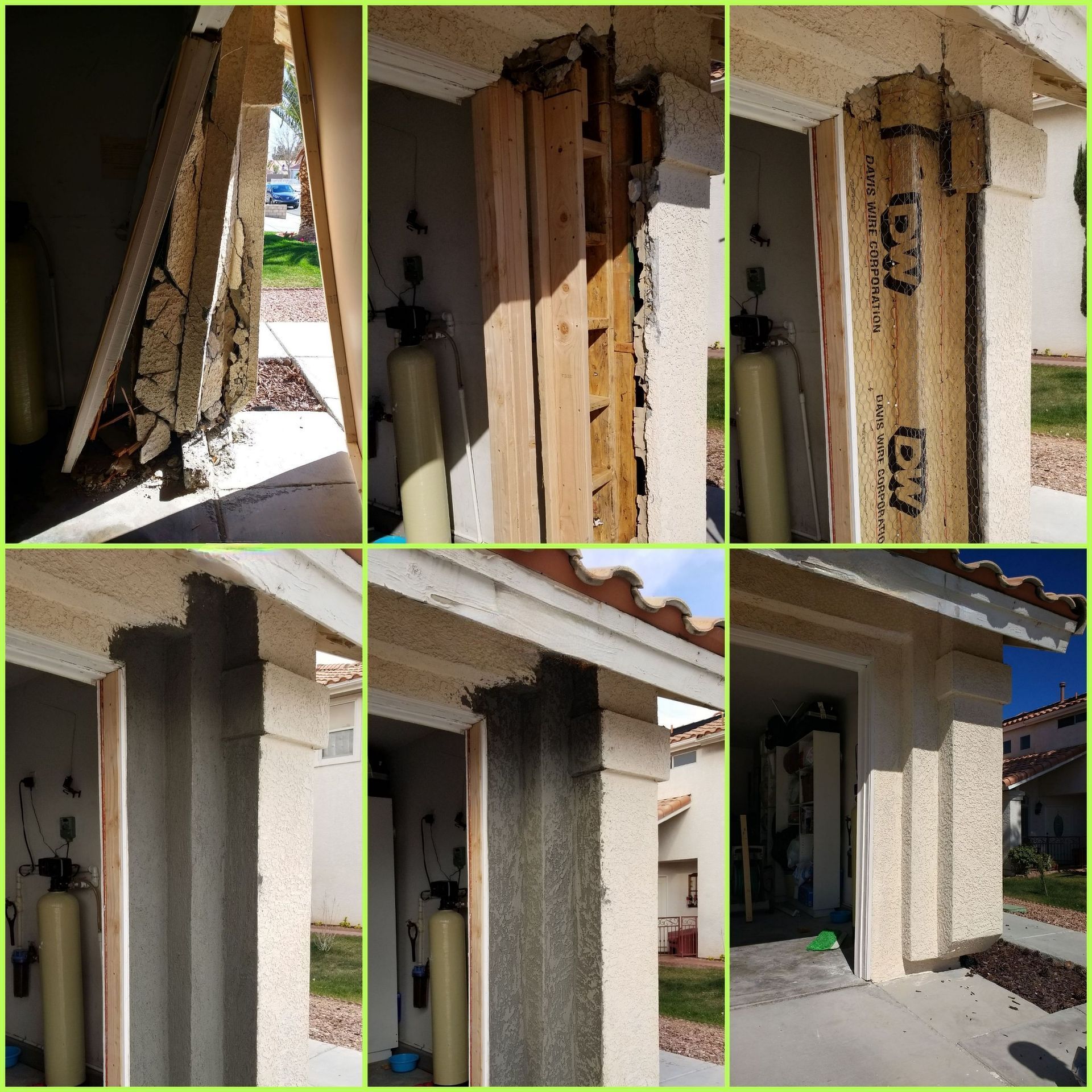 Six-panel progression.